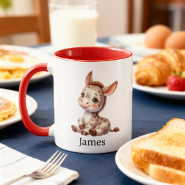 Caneca Taza para niños con diseño de adorable animalito