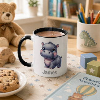 Caneca Taza para niños personalizada con diseño de animal