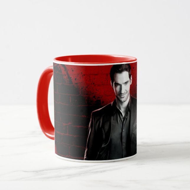 Caneca Taza Personalizada de Lucifer   (Frente Esquerda)