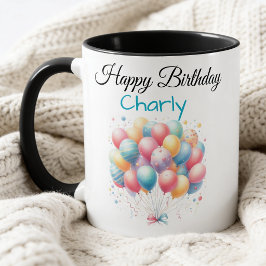 Caneca Taza personalizada “Happy Birthday”