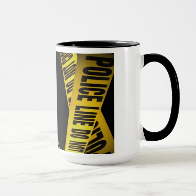 Caneca Taza "POLICE  LINE DO NOT CROSS (Direita)