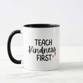 Caneca 'Teach Kindness First' Teacher Thank You Gift