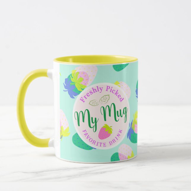 Caneca Teal de Morango (Esquerda)