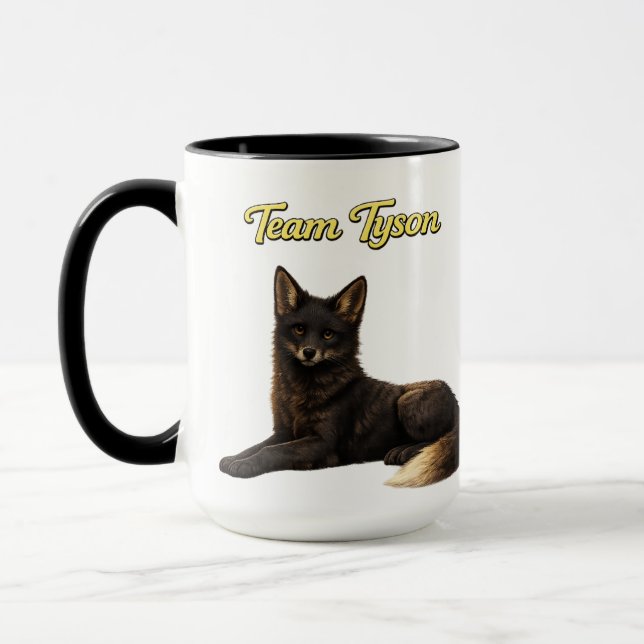 Caneca Team Tyson the Fox kids (Esquerda)