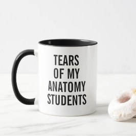 Caneca Tears of My Anatomy Students Funny Professor