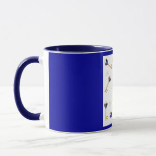 Caneca teclas aniversário de 21 anos
