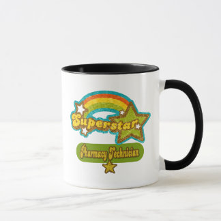 Caneca Técnico da farmácia da estrela mundial