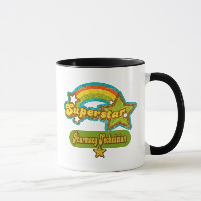 Caneca Técnico da farmácia da estrela mundial (Direita)