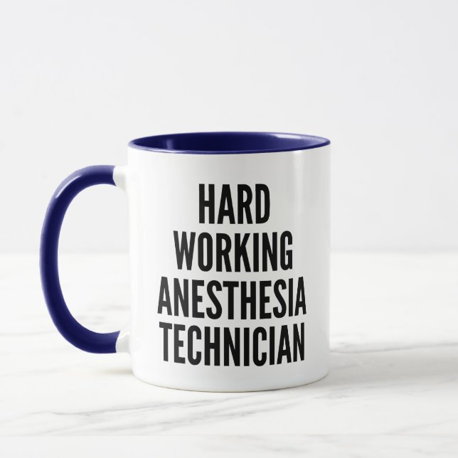 Caneca Técnico de Anestesia de Funcionamento do duro (Esquerda)