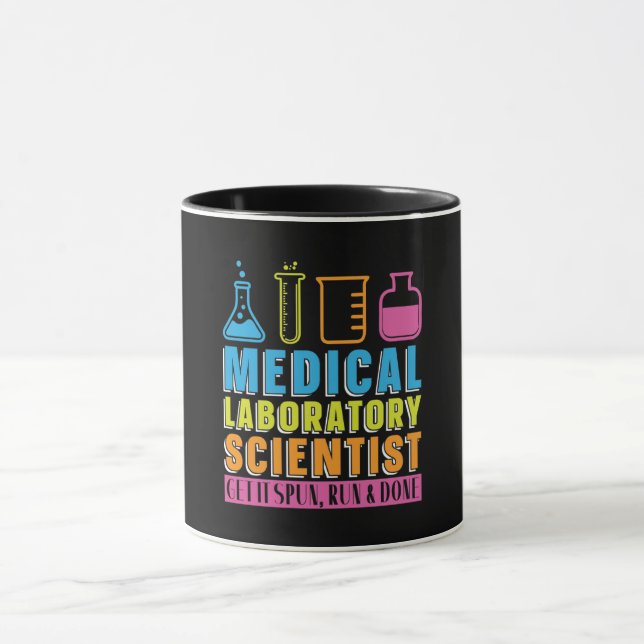 Caneca Técnicos do Laboratório Médico de Laboratório de T (Centro)