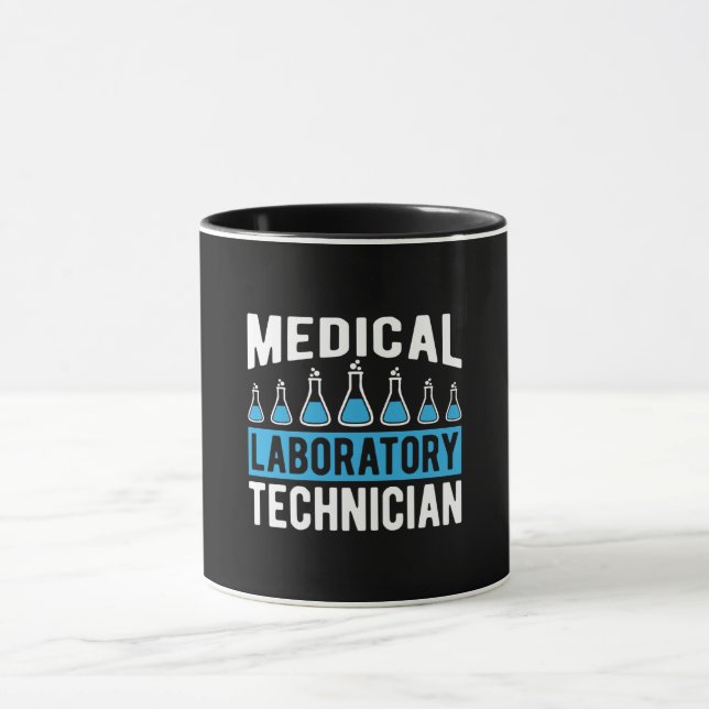 Caneca Técnicos do Laboratório Médico de Laboratório de T (Centro)