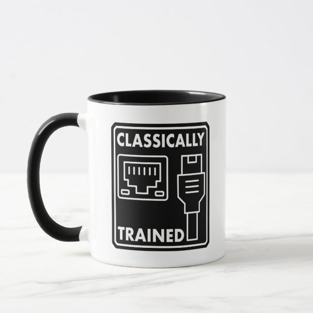 Caneca Tecnologia Retroativa Ethernet com Treinamento Clá (Esquerda)