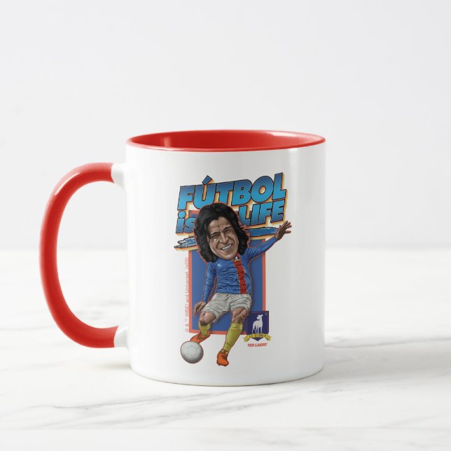 Caneca Ted Lasso | Dani Rojas Bobblehad (Esquerda)