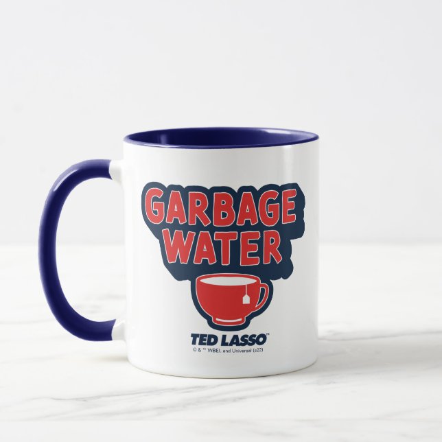Caneca Ted Lasso | Gráfico de chás de água do lixo (Esquerda)