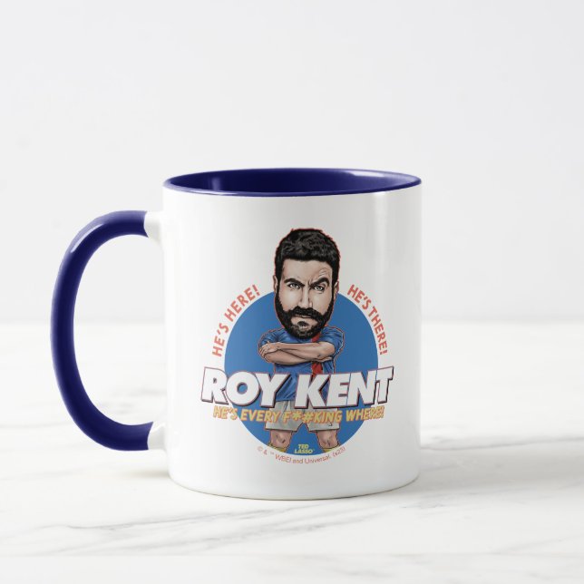 Caneca Ted Lasso | Roy Kent Bobblehead (Esquerda)