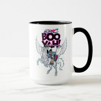 Caneca Teen Titans Go! | Guerreiro Cyborg Riding Pegasus