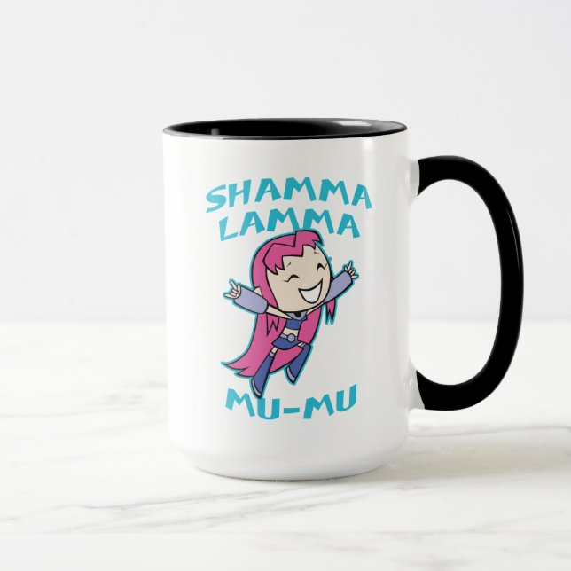 Caneca Teen Titans Go! | Incêndio "Shamma Lamma Mu-Mu" (Direita)