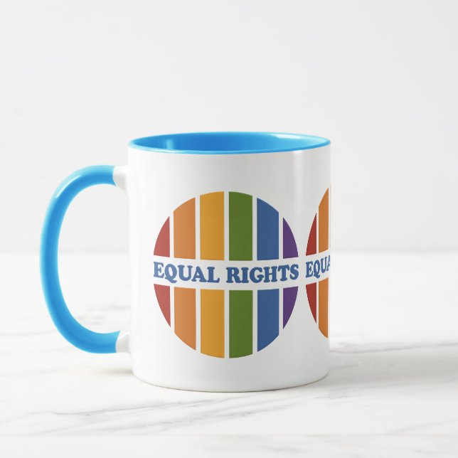 Caneca Telas de direitos iguais - escolha o estilo (Esquerda)