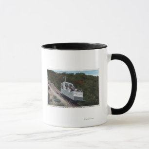 Caneca Teleférico na opinião do declive