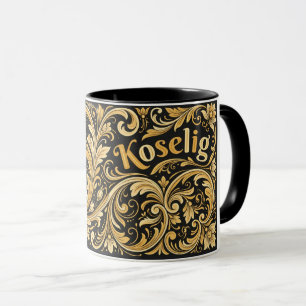Caneca Telemark Rosemaling – Aconchego Escandinavo