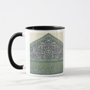 Caneca Telhe a decoração, catedral da mesquita de Qous,