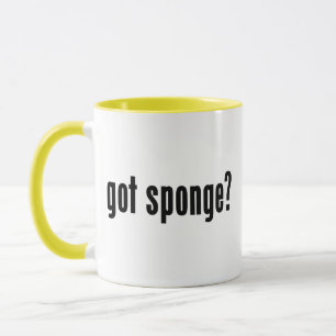 Caneca tem esponja?