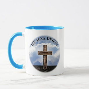 Caneca Tem o céu transversal áspero aumentado