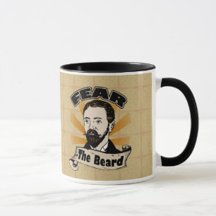 Caneca Tema a barba, bigode engraçado