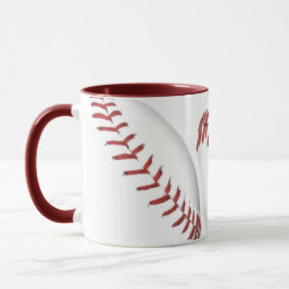 Caneca tema beisebol