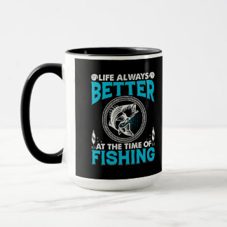 Caneca Tema de Pesca