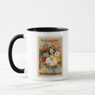 Caneca Tema do carnaval dos vaudevilles de Sandow