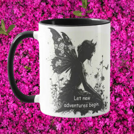 Caneca Tema Fairies Adventure Silhouette