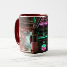 Caneca Temática Cidade Steampunk