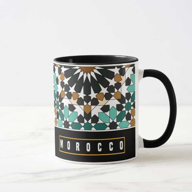 Caneca temática Z10-Marroc com um d geométrico (Direita)
