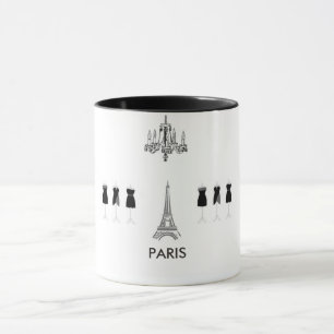 Caneca temático francesa de Paris da torre Eiffel