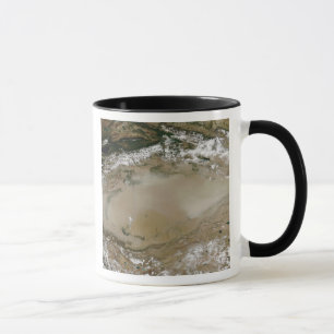 Caneca Tempestade de poeira no deserto de Taklimakan, Chi