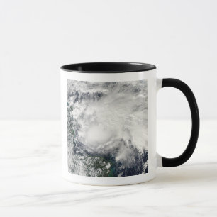 Caneca Tempestade tropical IDA no mar das caraíbas