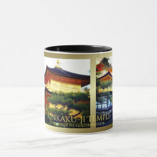 Caneca Templo Kinkaku-ji ("Templo do Pavilhão do Ouro")