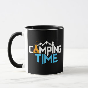Caneca Tempo de acampamento, Explore a beleza da natureza