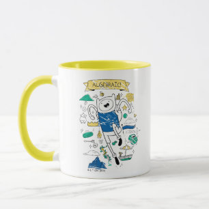 Caneca Tempo de Aventura "Algebraic" Finn Sketch