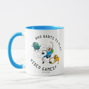 Caneca Tempo de Aventura Finn & Jake Play Com BMO