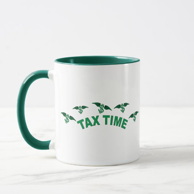 Caneca Tempo de Imposto (Esquerda)