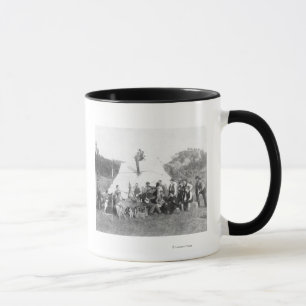 Caneca Tempo livre no acampamento para Engenheiros
