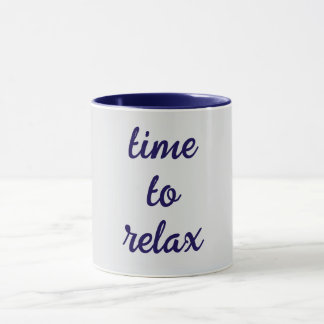 Caneca (tempo para relaxar)