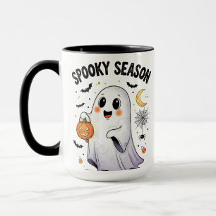 Caneca Temporada Assustadora Fantasma Fofo