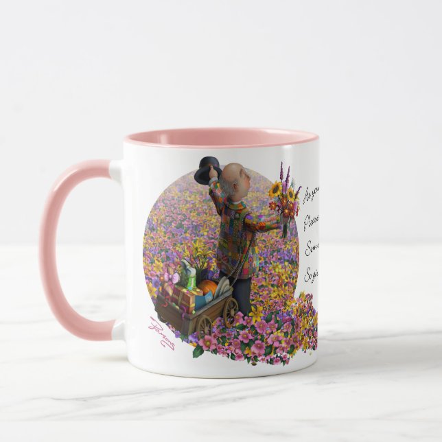 Caneca Tempos da ARTE dos Parsons de Adam de presentes (Esquerda)