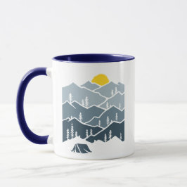 Caneca Tenda de Campanha da Floresta da Montanha Selvagem