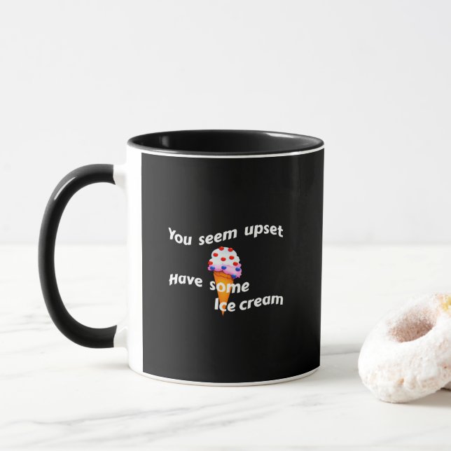 Caneca Tenha Sorvete (Com Donut)
