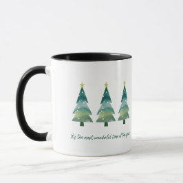 Caneca Tenham Árvores De Natal Feliz