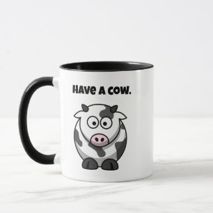 Caneca Tenham uma vaca, um doce doce, um doce doce, um De
